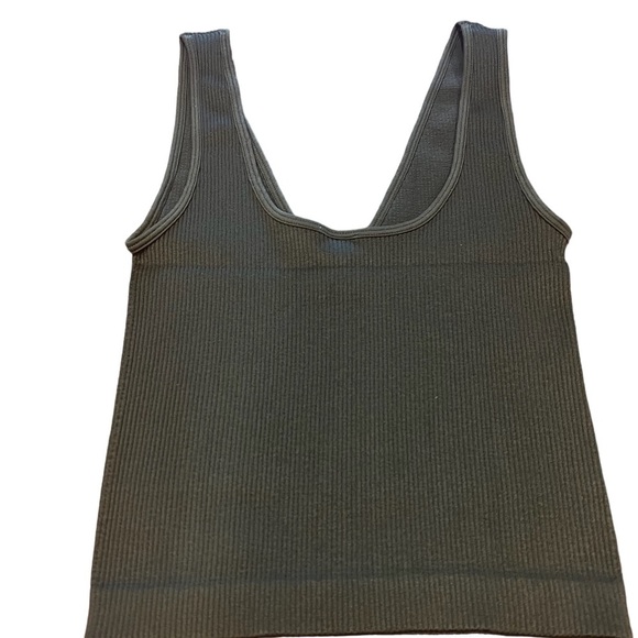 Women’s Ribbed VNeck Tank - Picture 2 of 2